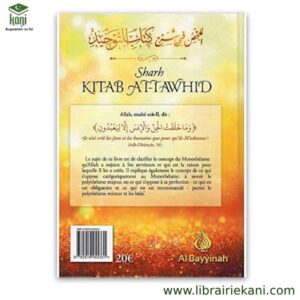 EXPLICATION DU LIVRE DU MONOTHEISME : SHARH KITAB AT TAWHID – Image 2