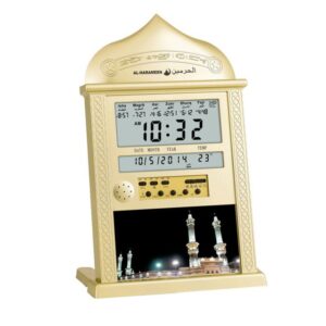 Horloge pendule avec horaires des prières et appel à la prière (azan) – Image 3