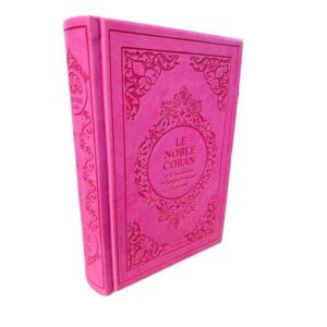 LE NOBLE CORAN(FR/AR) COUVERTURE DAIM ROSE (orientica) – Image 2
